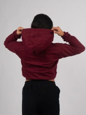 Polera Vino Mini Vino Crop para Mujer