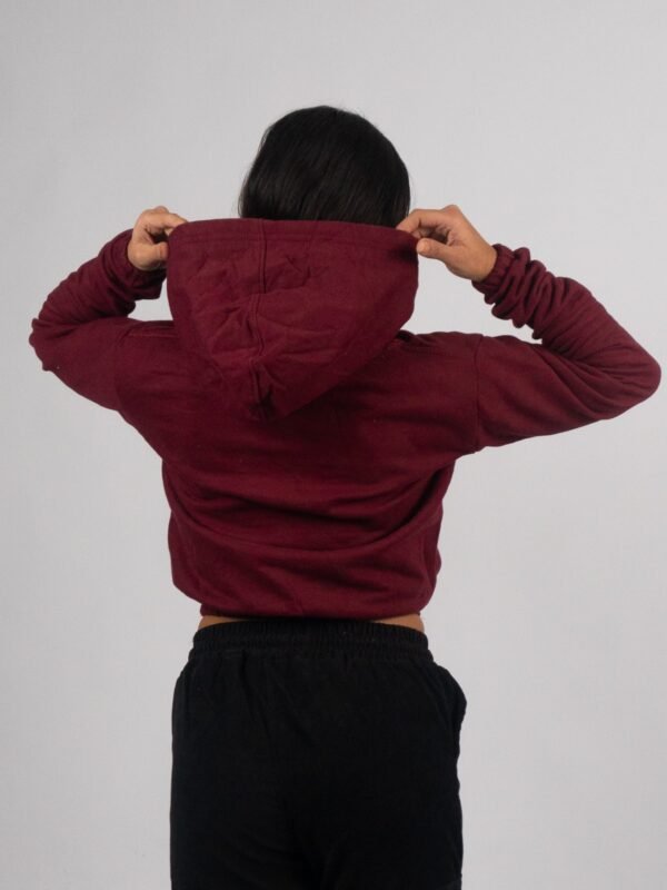 Polera Vino Mini Vino Crop para Mujer