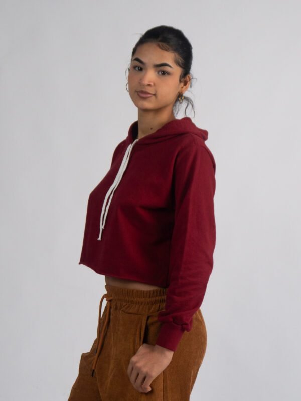 Polera Vino Outffit Crop |  Mujer