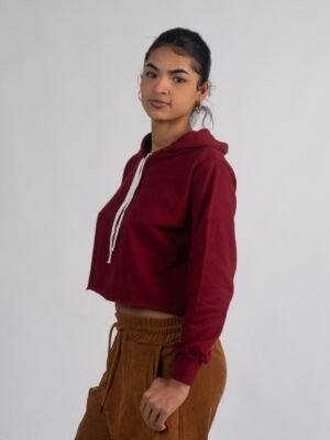 Polera Vino Outffit Crop |  Mujer