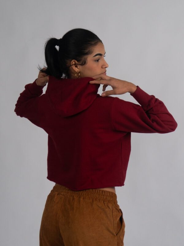Polera Vino Outffit Crop |  Mujer