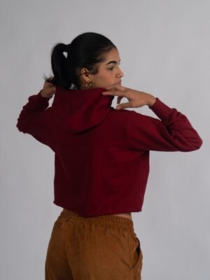 Polera Vino Outffit Crop |  Mujer