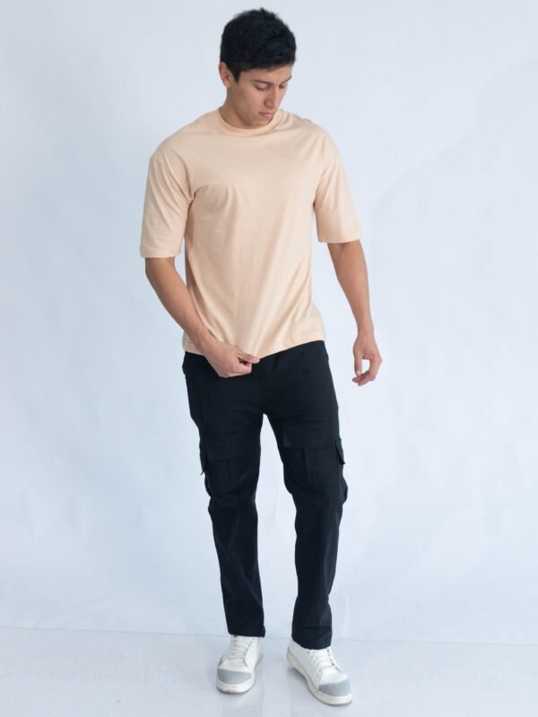 Polo Beige Oversize para Hombre
