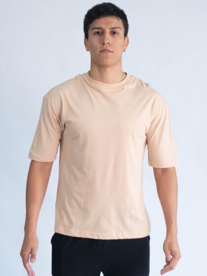 Polo Beige Oversize | Hombre