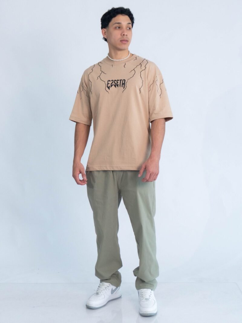 Polo Beige Oversize Trueno | Hombre - Imagen 4