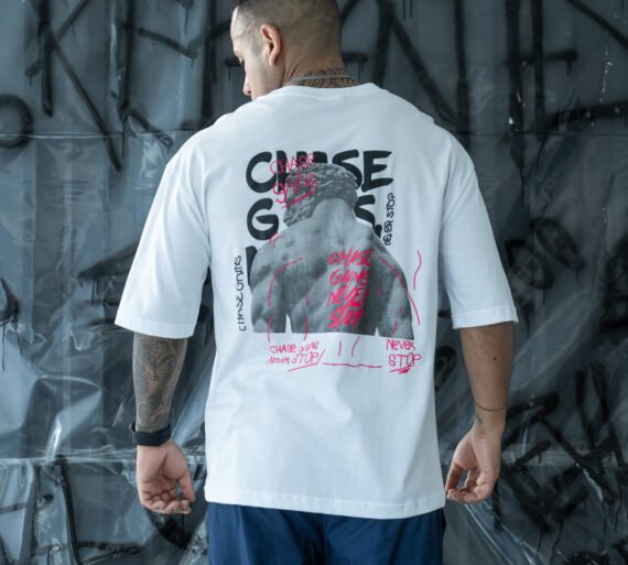 Polo Blanco Never Stop | Hombre