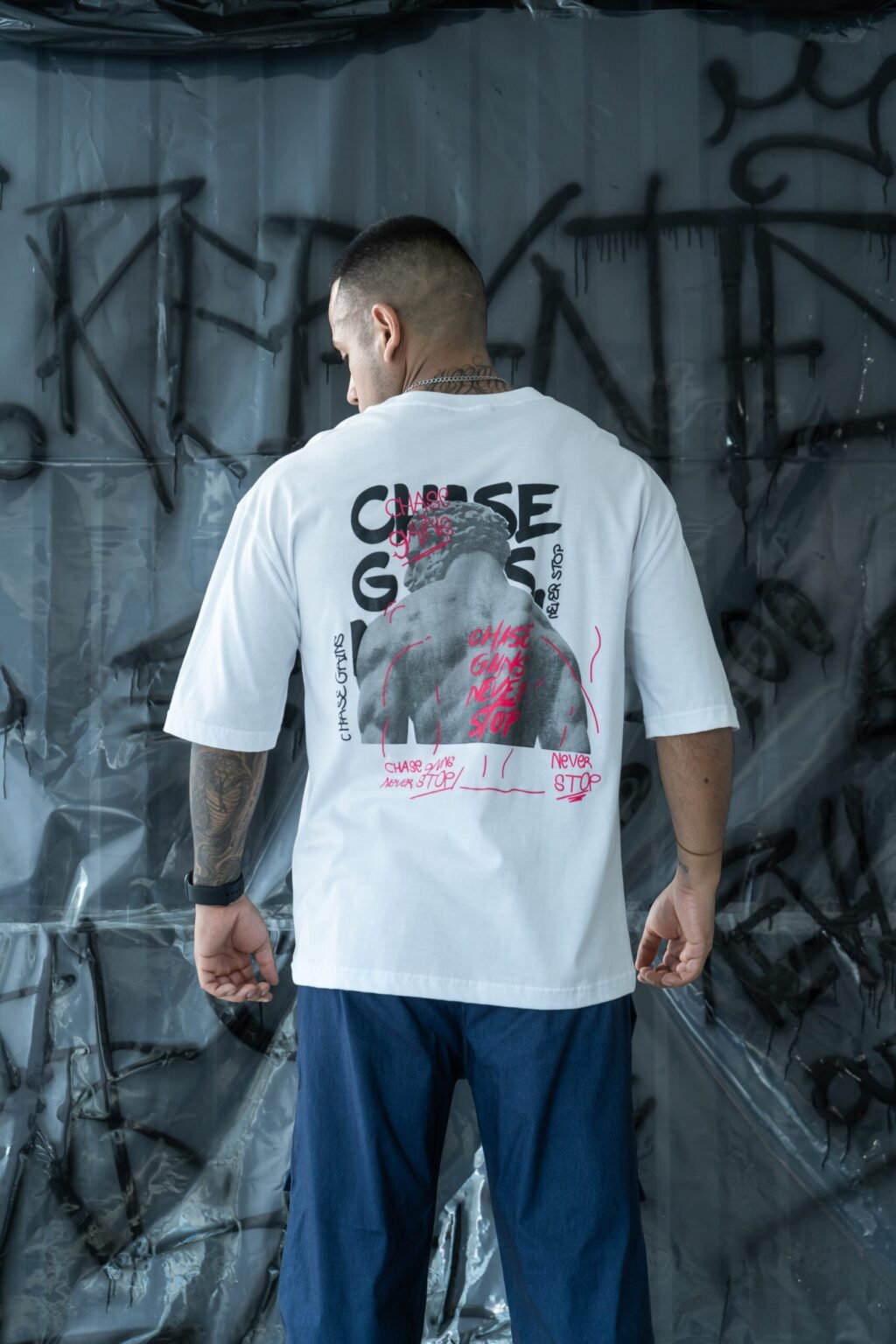Polo Blanco Never Stop | Hombre