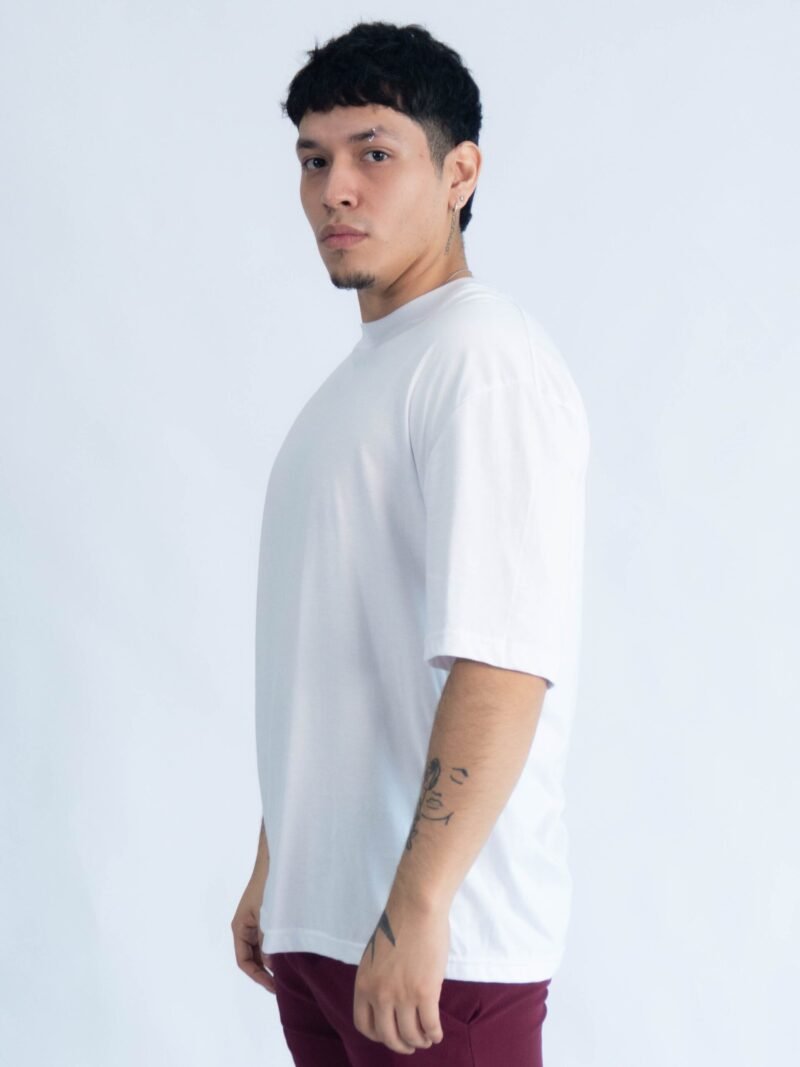 Polo Blanco Oversize  | Hombre - Imagen 2