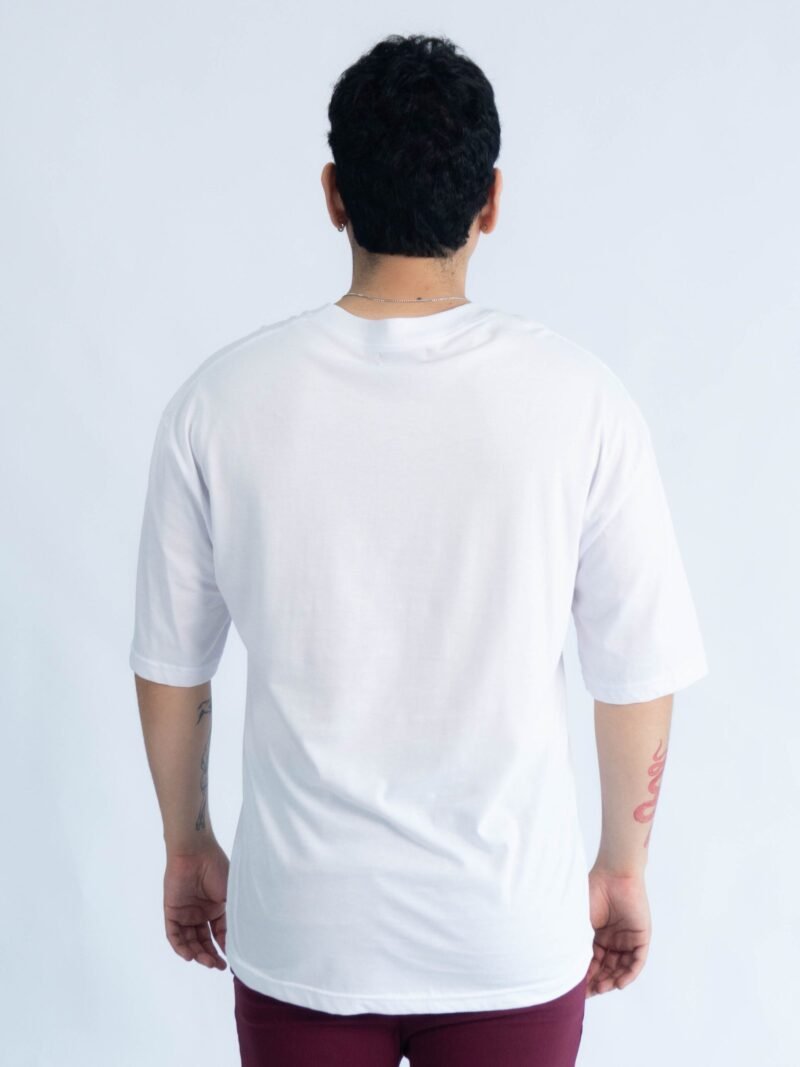 Polo Blanco Oversize  | Hombre - Imagen 3