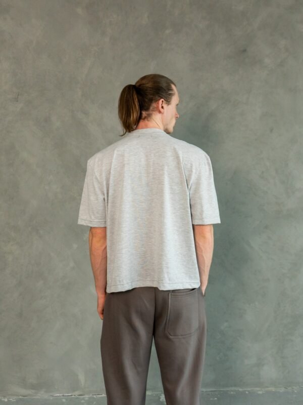 Polo Melange Boxy Fit para Hombre