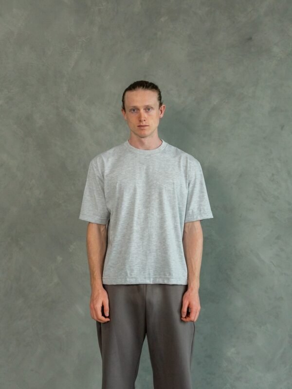 Polo Melange Boxy Fit para Hombre