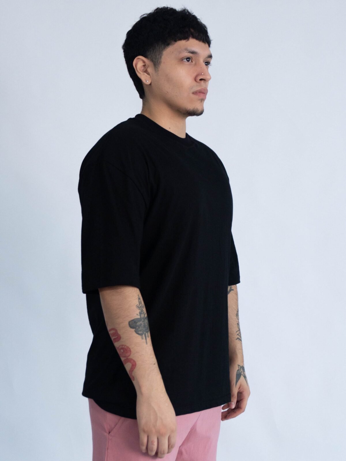 Polo Negro Oversize | Hombre - Imagen 2