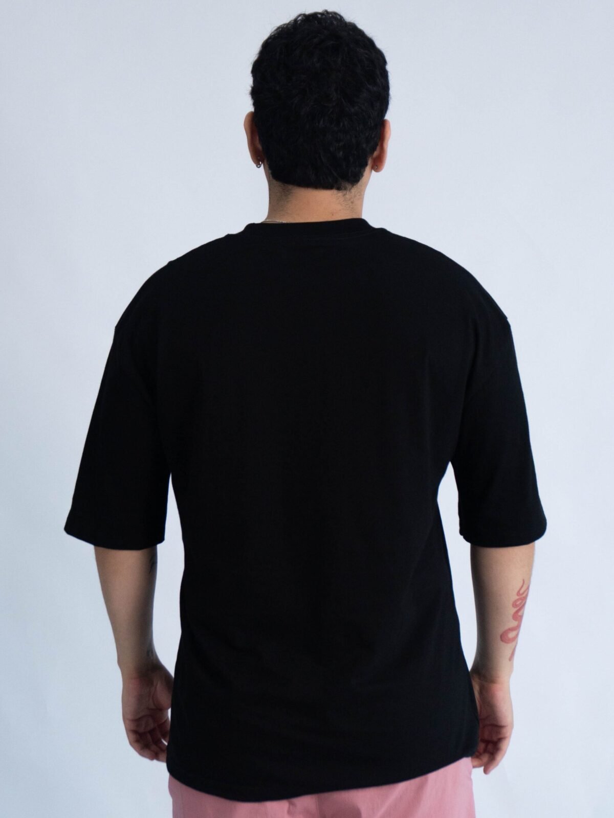 Polo Negro Oversize | Hombre - Imagen 3