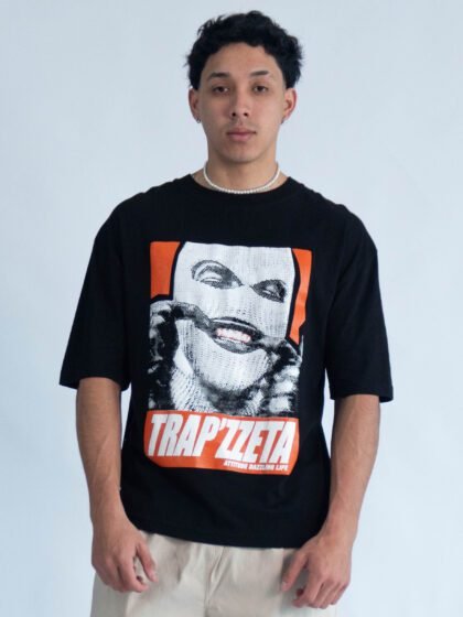 Polo Negro Trapzeta | Hombre
