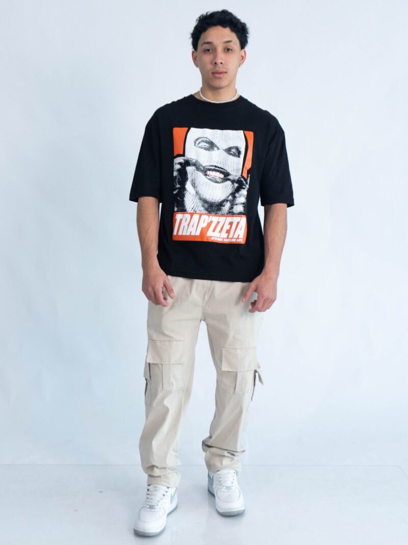 Polo Negro Trapzeta | Hombre - Imagen 4
