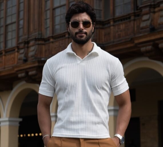 Polo Perla Camisero Custom | Hombre