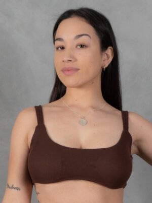 Top Marron Set Sculp | Mujer - Imagen 1