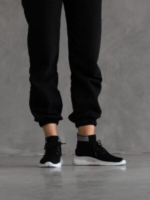 Zapatilla Negro Botines | Mujer