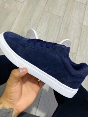Zapatilla Azul Gamuza para Hombre