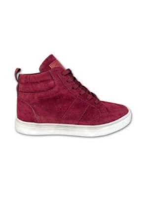 Zapatilla Botines Vino Gamuza para Hombre