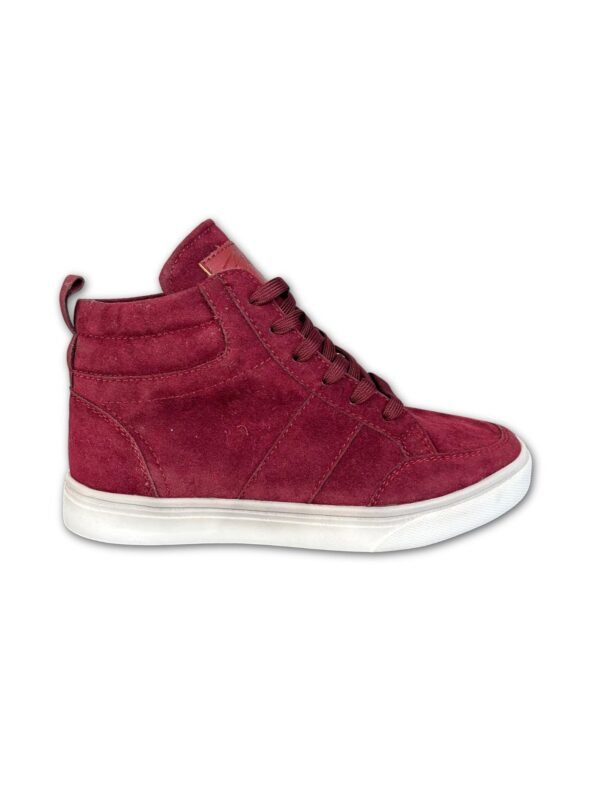 Zapatilla Botines Vino Gamuza para Hombre