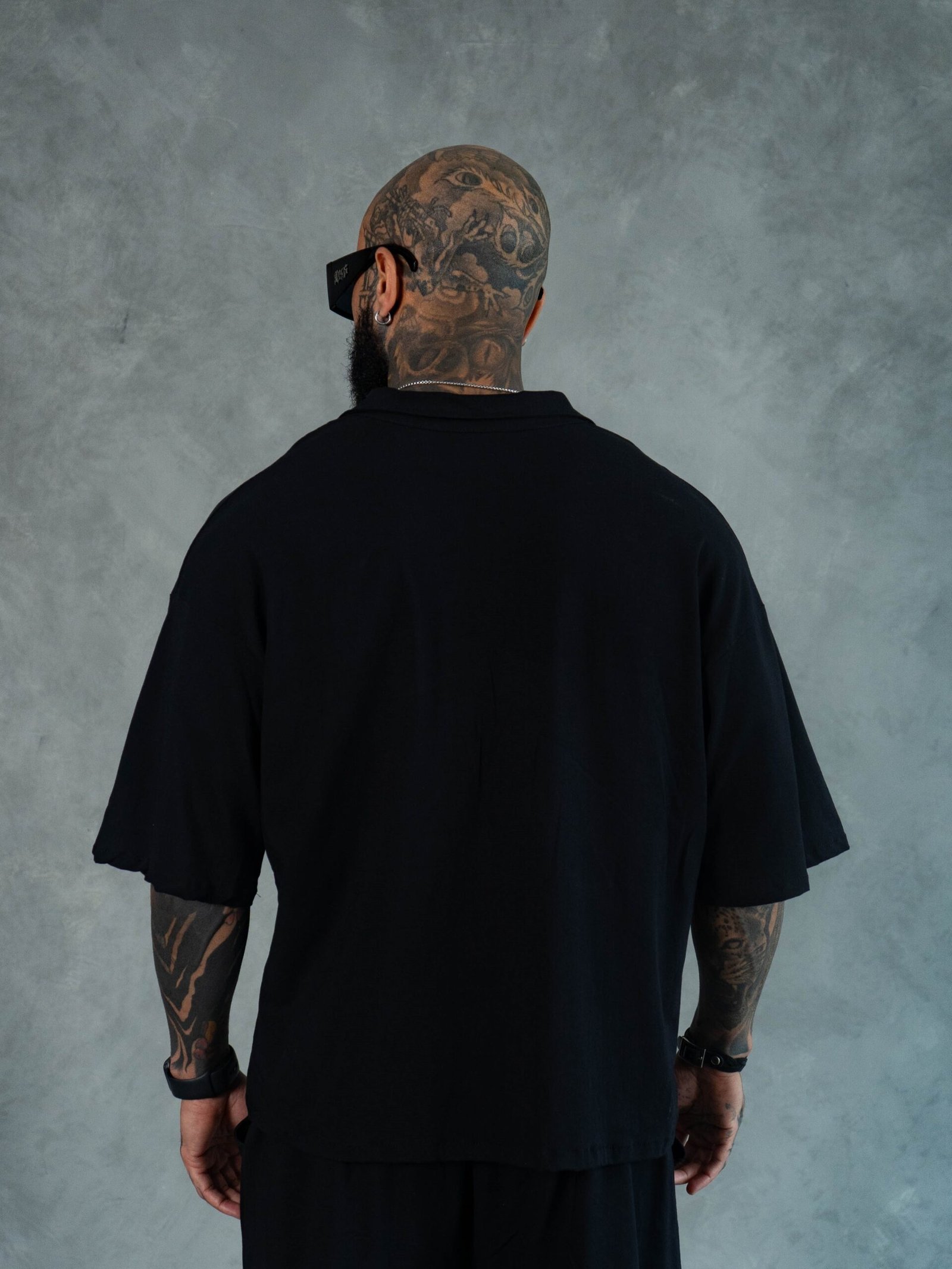 Camisa Negro Raggio para Hombre