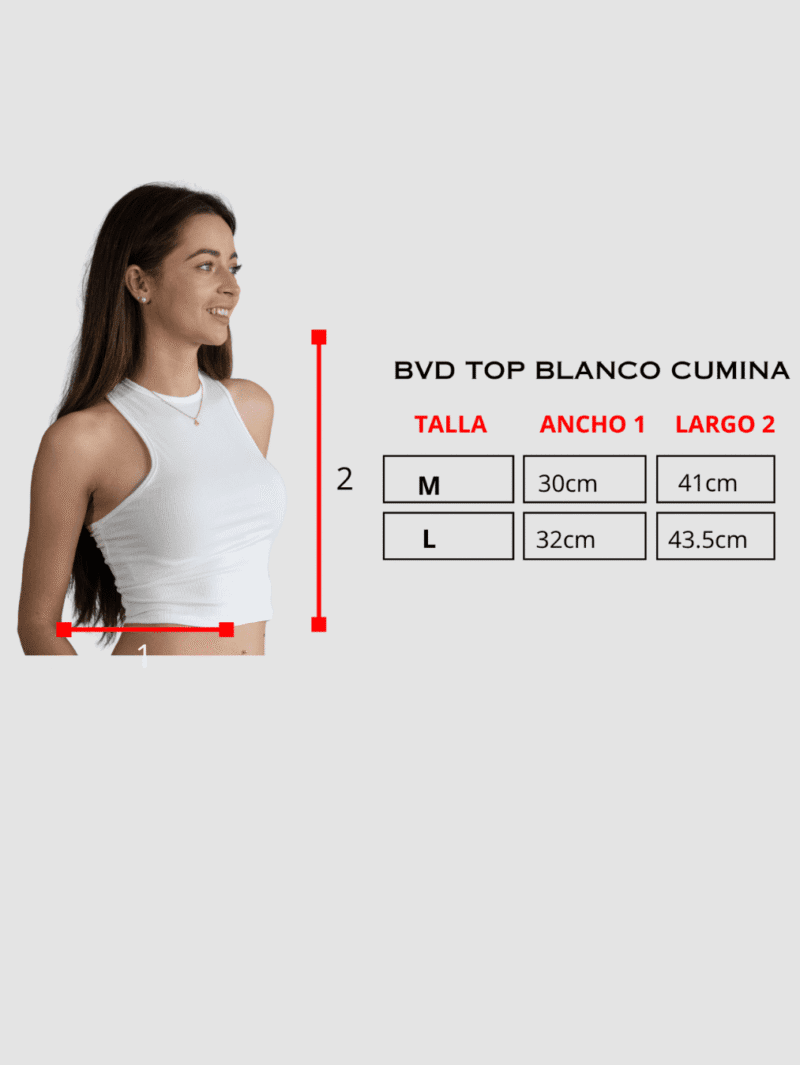Bividi Blanco Top | Mujer - Imagen 4
