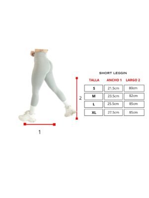 Leggin Verde Pantaloneta | Mujer - Imagen 3