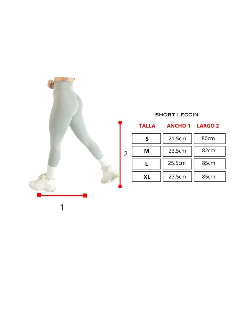 Leggin Negro Pantaloneta | Mujer - Imagen 3