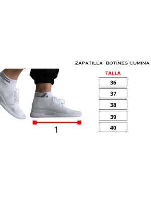 Zapatilla Negro Botines | Mujer - Imagen 4