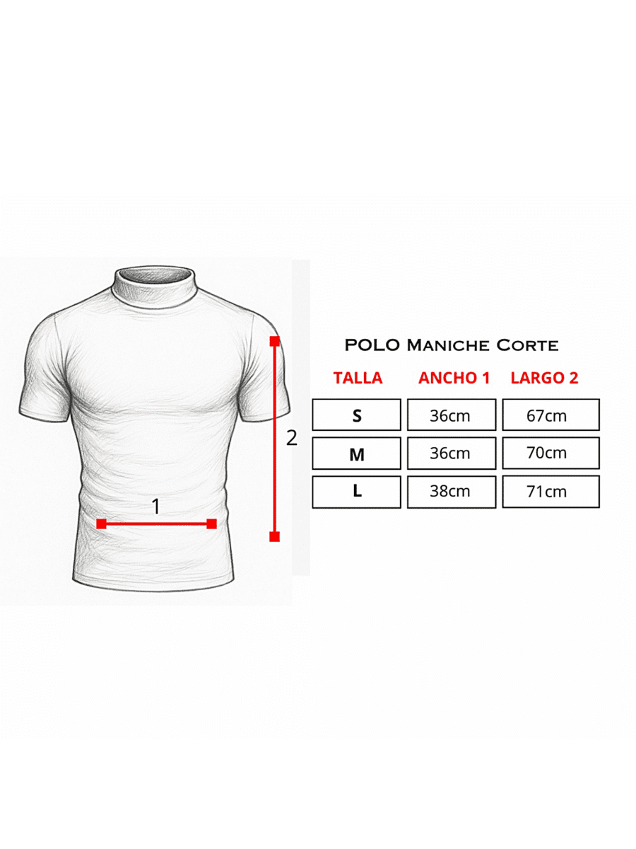 Polo Blanco Maniche Corte | Hombre - Imagen 4