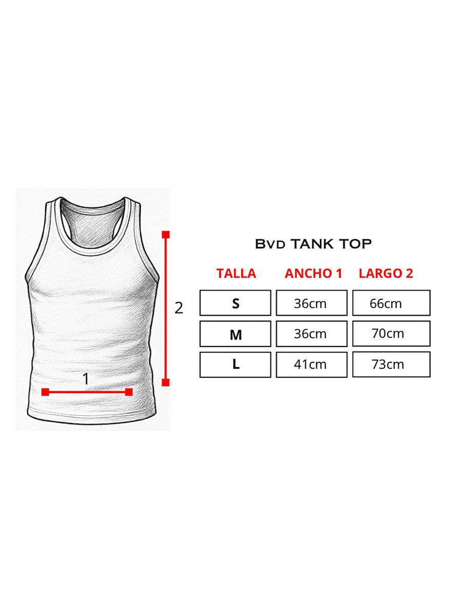 Bividi Blanco Tank Tok | hombre - Imagen 4