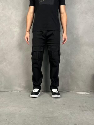 Jogger Negro Oversize | Hombre
