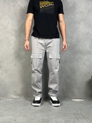 Jogger Plomo Claro Oversize | Hombre