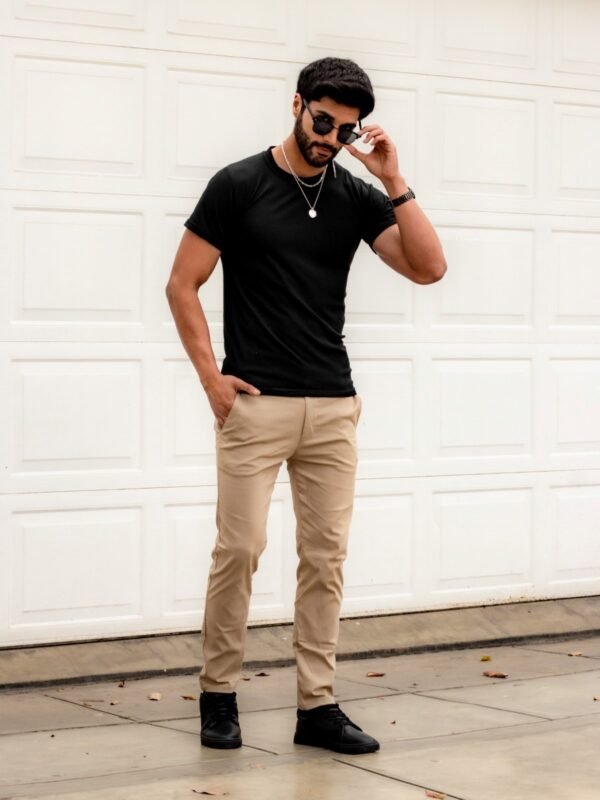 pantalón beige rafinato para hombre