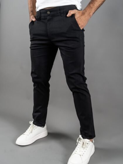 Pantalón Negro Rafinato para Hombre