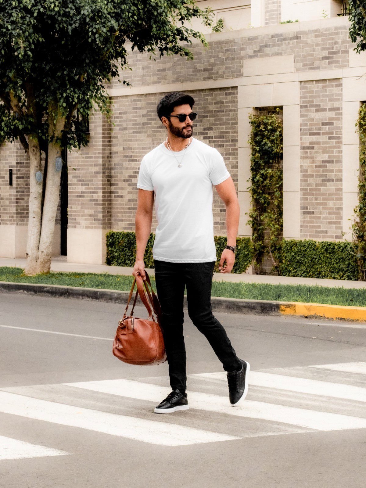 Pantalón Negro Rafinato para Hombre