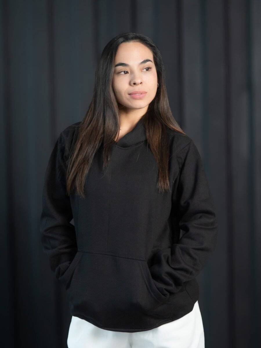 Polera Negro Clasica | Unisex - Imagen 2