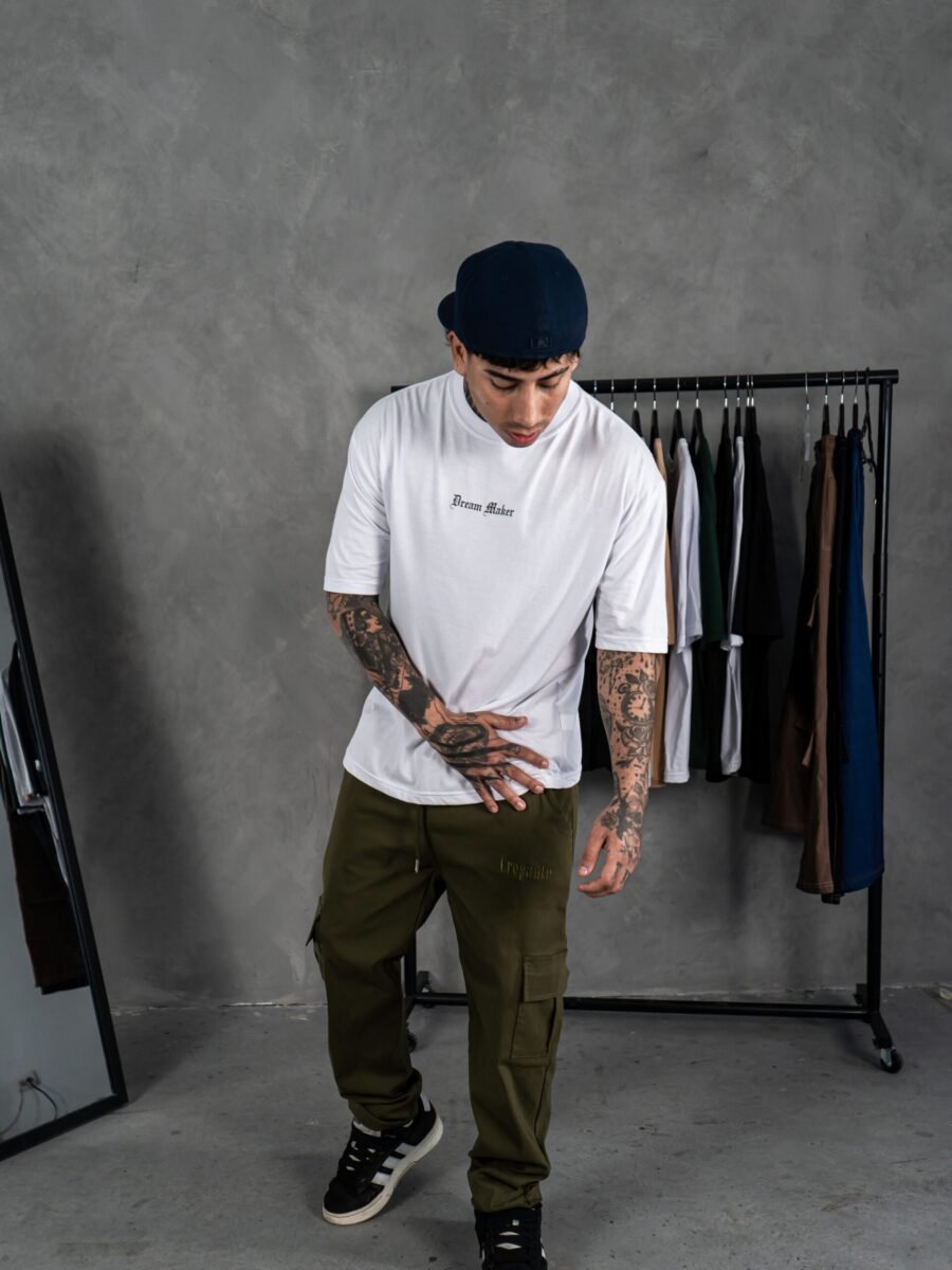 polo blanco oversize dream maker