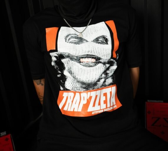 Polo Negro Trapzeta | Hombre