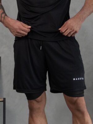 Short negro Smart para hombre de Ezzeta Company