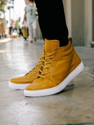 Zapatilla Botines camelll Gamuza para Hombre