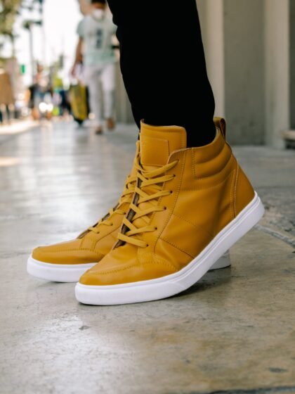 Zapatilla Botines camelll Gamuza para Hombre