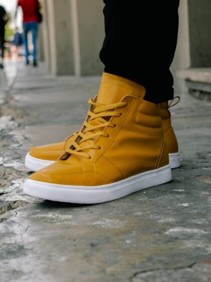 Zapatilla Botines camelll Gamuza para Hombre