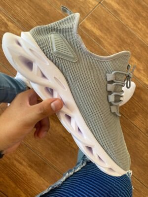 Zapatilla ploma suela blanca Braid para Hombre