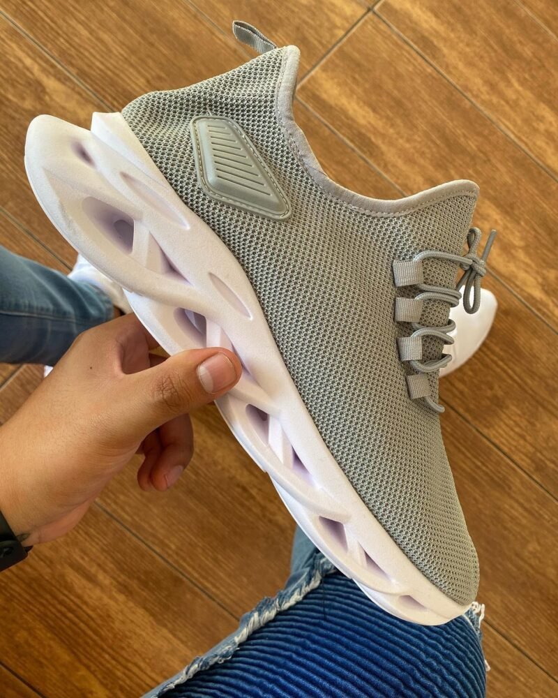 Zapatilla ploma suela blanca Braid para Hombre