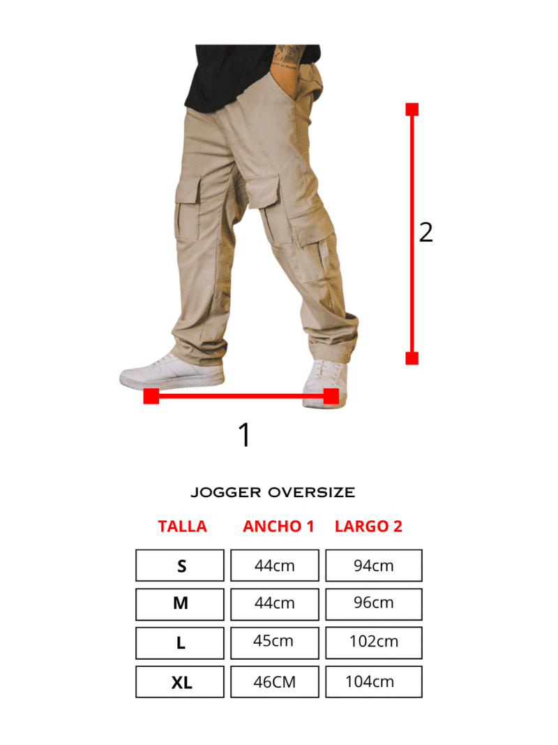 Jogger Plomo Claro Oversize | Hombre - Imagen 5