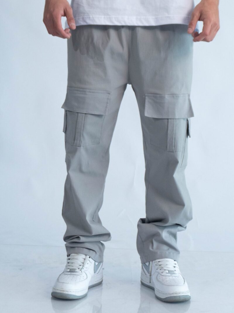 Jogger plomo claro oversize para hombre