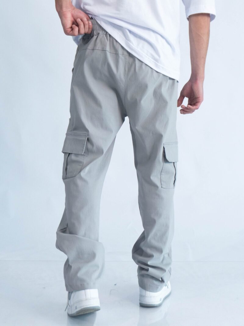 Jogger plomo claro oversize para hombre
