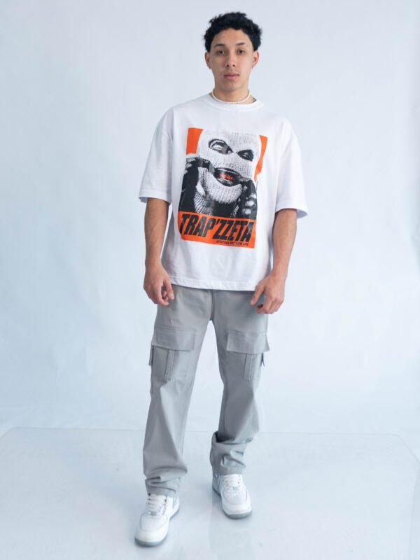 Jogger plomo claro oversize para hombre